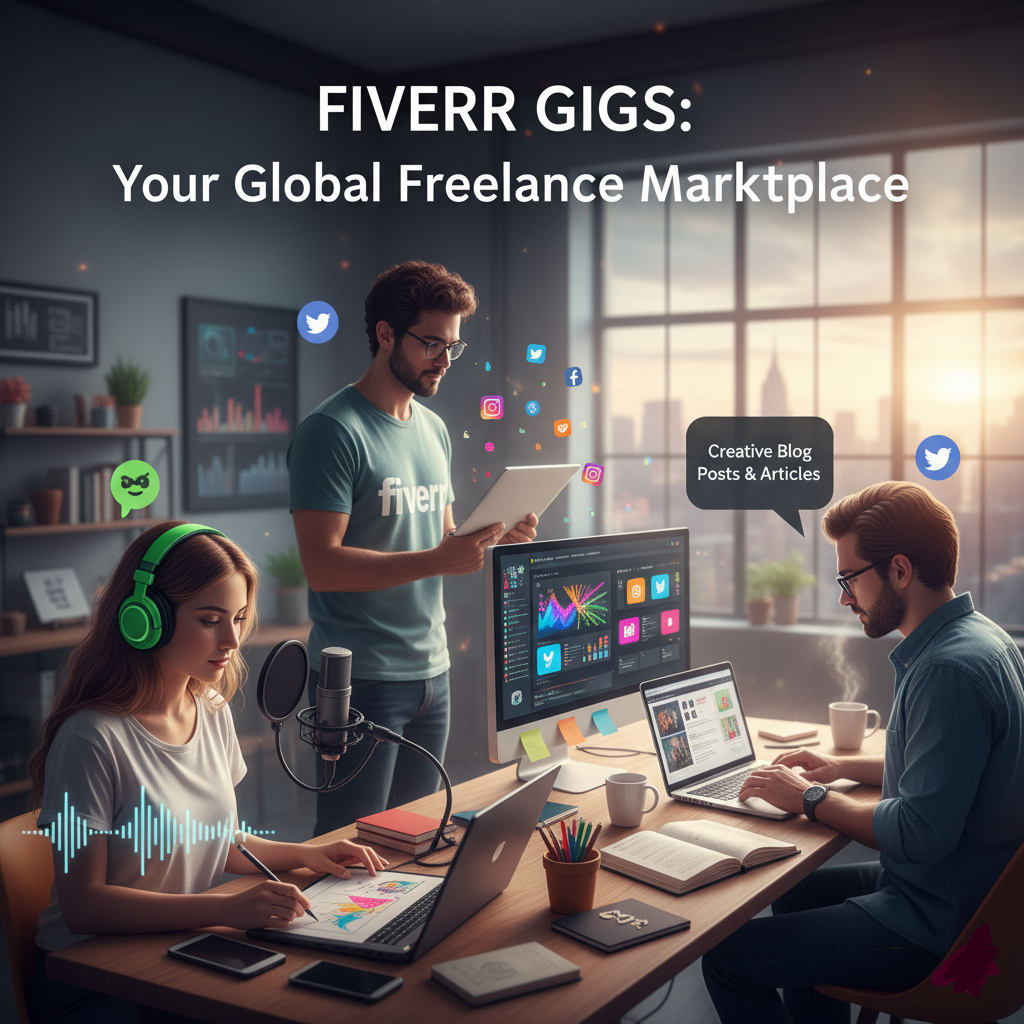5 Easy Fiverr Gigs That Pay $1,000 or More Monthly